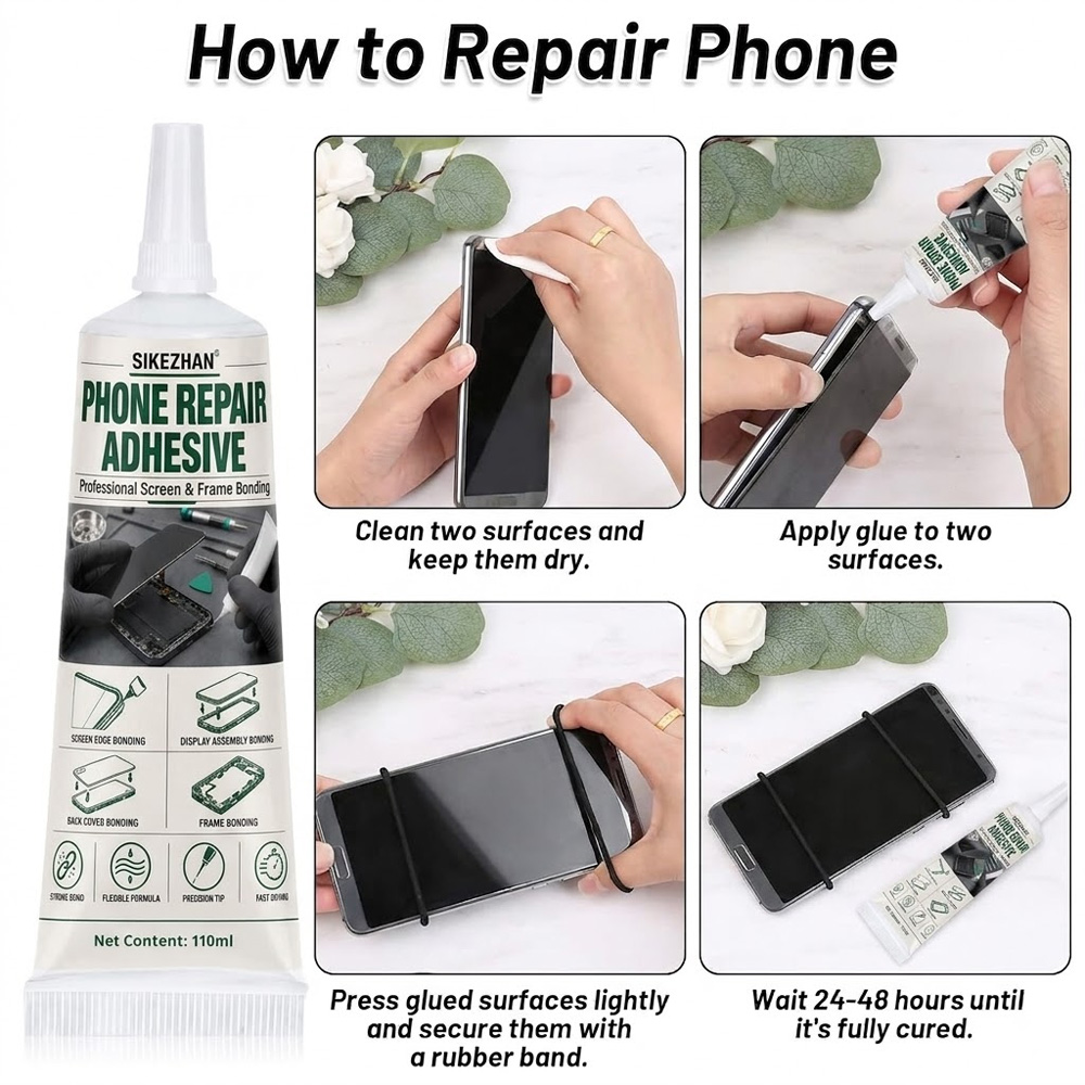 Phone Repair Glue Clear Screen - Contact Cement Glue ulasan dan harga