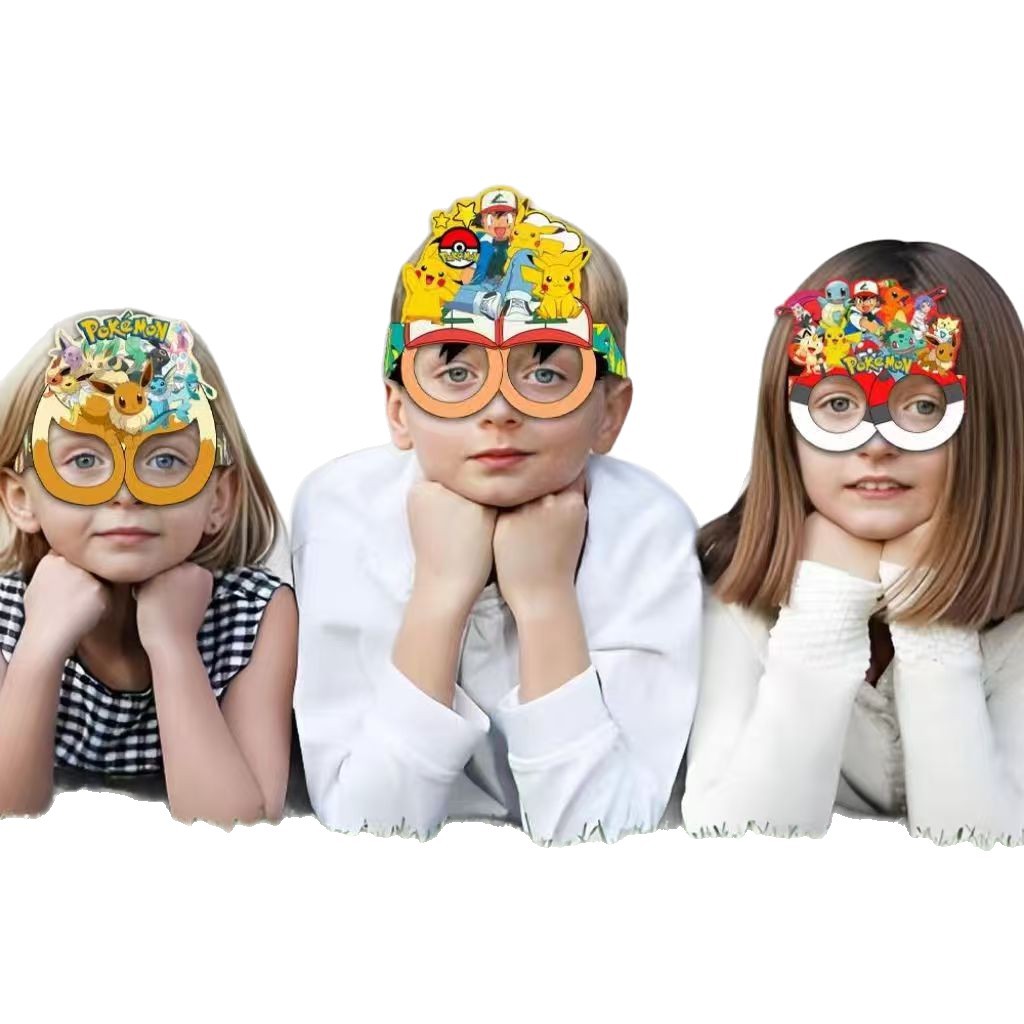Pokémon-Themed Paper Glasses.  - Cosplay Prop Making ulasan dan harga