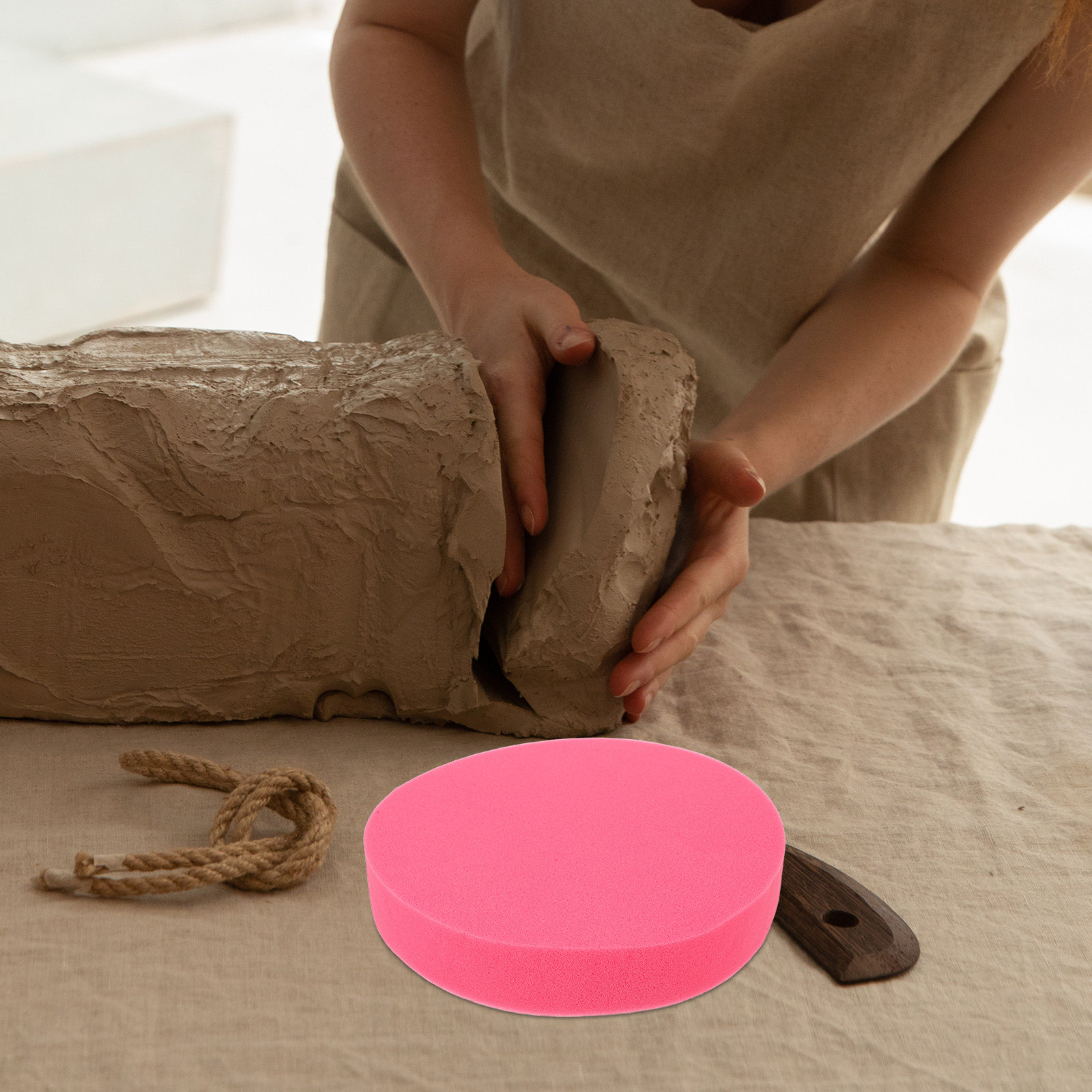 Pottery Sponge Cushion 13.56 I - Foam Clay Sculpt ulasan dan harga