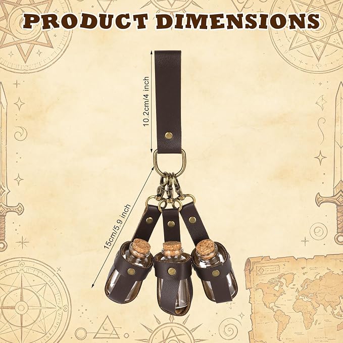 Cork Potion Bottle Cosplay Bel - Cosplay Prop ulasan dan harga