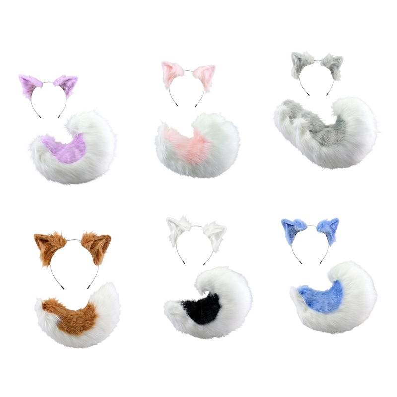 573B Natural Looking Foxes Tai - Easy Cosplay Prop ulasan dan harga